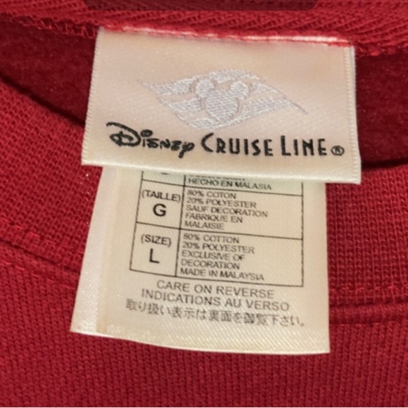 DISNEY CRUISE LINE TRANSATLANTIC UNISEX EMBROIDERED SWEATSHIRT - Picture 5 of 12